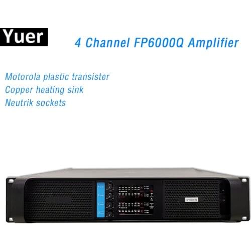4 Channel FP6000Q Amplifier line array amplifier WIMA Capacitor line array professional Sound Power Amplifier Line DJ Disco
