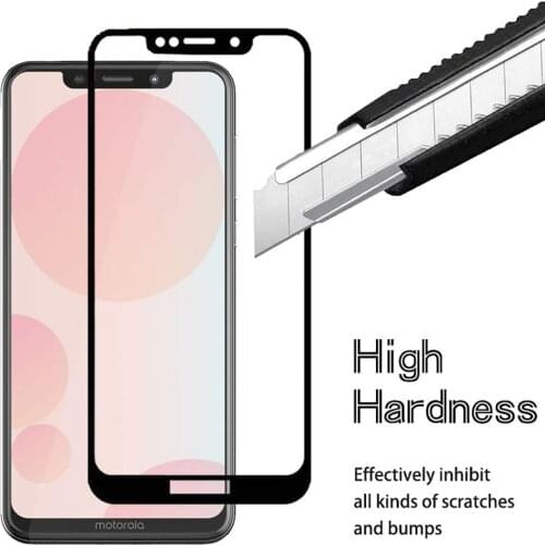 9D Full Cover Tempered Glass for Motorola Moto One P30 Play Screen Protector for Moto One Power P30 Note Protective Film Glass