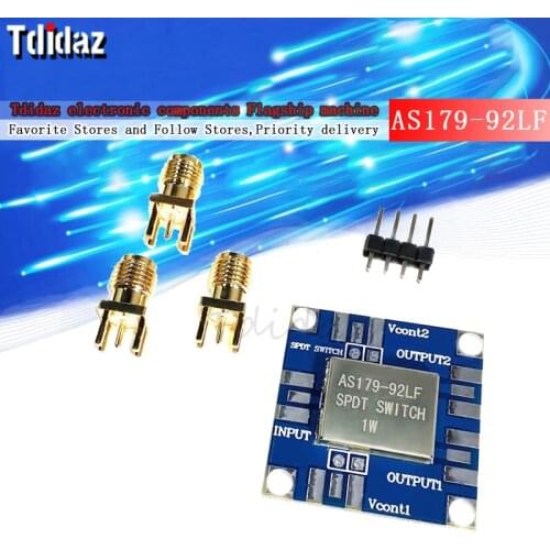 AS179-92LF RF SPDT switch 1W Frequency ( 300KHZ-3GHZ ) FOR Amplifier Ham Radio AS179 RF Switch