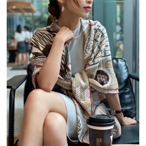 Women 100% Mulberry Silk Scarf Luxury Brand Designer Foulard Wraps Mother Day Gift 12 Momme Twill Silk Scarf 55 x 55 inches