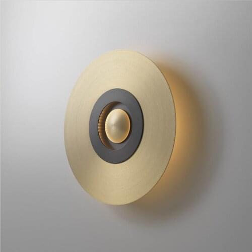 Postmodern creative living room wall lamp art bedside bedroom wall lamp aisle corridor porch round home ceiling lamp