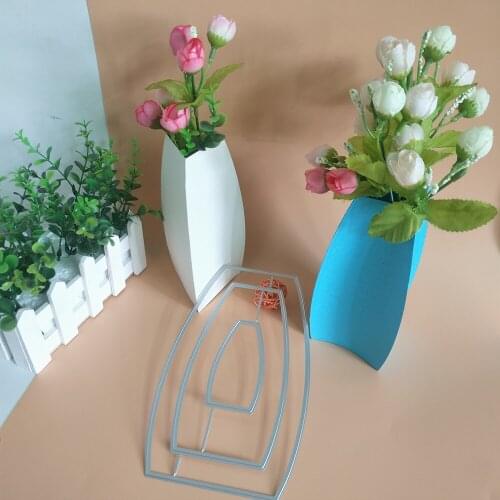 New multi-purpose vase metal cutting mold, DIY scrapbook, card making, photo album, photo frame decoration, handmade crafts