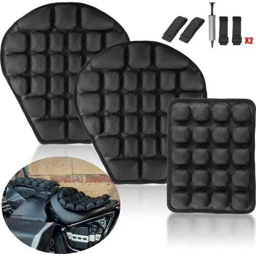 2021 New Motorcycle Seat Cushion Cover Pressure Release Comfortable Seat Cushion Inflatable Cooling Bucket Air Seat Pad