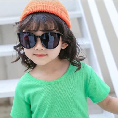 2021 New Kids cat eye Sunglasses TR90 Boys Girls Sun Glasses Silicone Safety Glasses Gift For Children Baby UV400 Eyewear