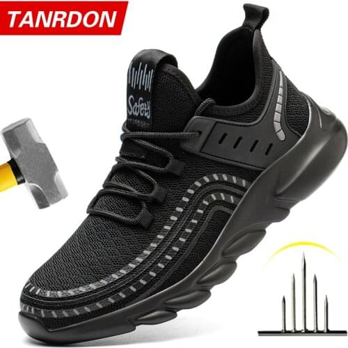 New Work Shoes Men Puncture-proof Work & Safety Boots Indestructible Work Sneakers Security Shoes Lightweight Winter Boots Men