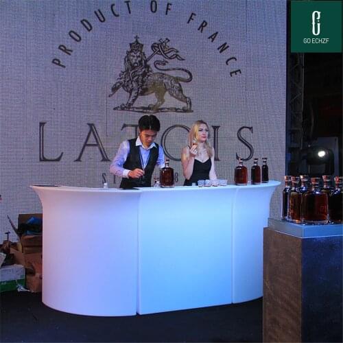 New Luminous Led Bar Counter Waterproof Rechargeable LED Furniture Colorful Change Club Waiter Bar Disco party supplies