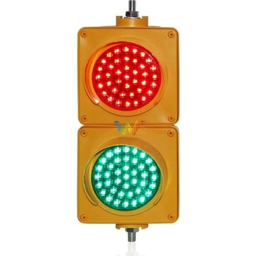 New Yellow PC Housing Cobweb Lens 100 mm 220V 110V Red Green Parking Signal Light