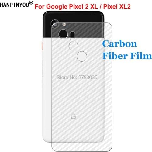 For Google Pixel 2 XL / XL2 6.0" Durable 3D Anti-fingerprint Carbon Fiber Back Film Screen Protector (Not Tempered Glass)