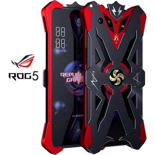 Shockproof Metal Bumper Case For ASUS ROG 5 Case Full body Armor Aluminum Cover For ASUS ROG Phone 5 Cool Protection Coque Funda