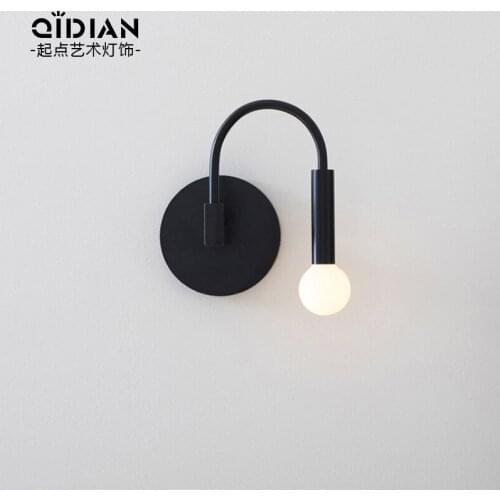 Modern living room decoration wall lights glass ball rope dining room corridor wall lights for home wall lamp