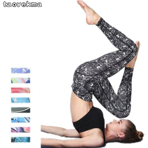 Taoyekma Women Printed Yoga Pants Legging Sport Pants Fitness Gym Pants Workout Running Tight Sport Leggings Female Trousers