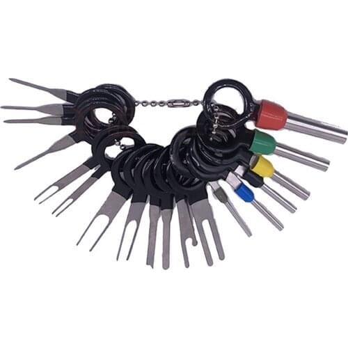 18/36/38pcs Car Terminal Removal Tool Puller Auto Set Motorist Kit Automotive Repair Tool Stylus Wire Crimp Pin Extractor