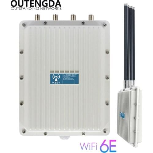 1800Mbps 802.11ax WIFI6 Dual Band Outdoor Access Point High-Power Gigabit POE Smart farm long-distance high concurrency Router