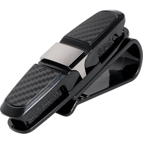 Carbon Fiber Car Glasses Cases Portable for Mitsubishi Asx Lancer 10 9 Outlander 2013 Pajero Sport L200
