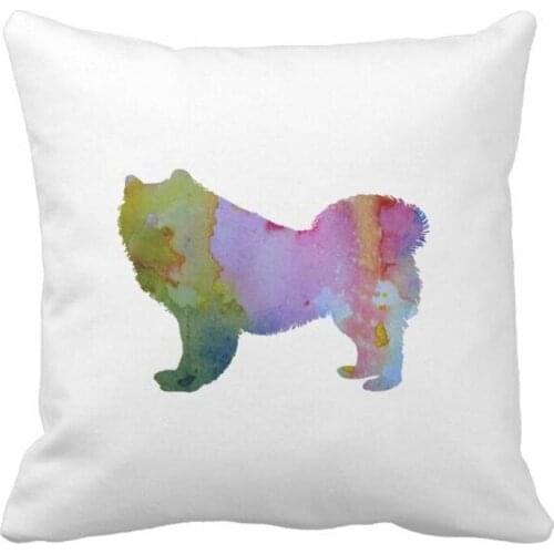 Samoyed Throw Pillow case
