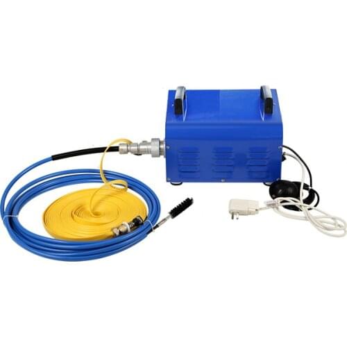 Central air-conditioning system efficiency hose cleaner for water system