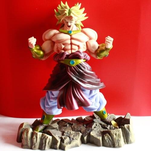 26cm Dragon Ball Z Super Saiyan Broli Action Figure PVC Collections Model Broly Anime Figures Toys Birthday Gifts For Children