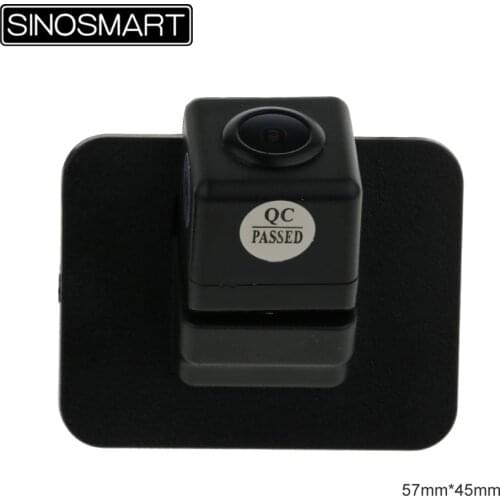 SINOSMART In Stock Car Reversing Parking Camera For Mazda 2 2016 4 doors Install in Factory Original Camera Hole Mirror Image