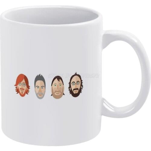 Phish in Vector Cartoons White Mug Ceramic Mug Creative Mug Phish Logo Trey Fish Mike Page 42 Couchtour Couch Tour Festival