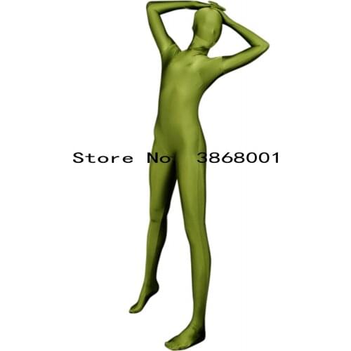 Red color Unisex Fullbody Spandex Zentai Bodysuit Sexy Adult Fancy Dress Zentai Suit