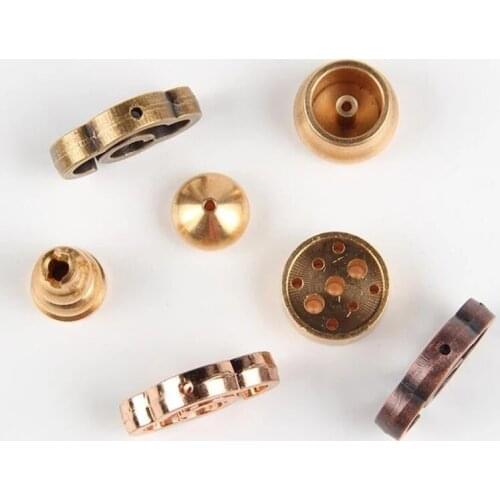 Retro Brass Incense Holder Mini Lotus Flower Censer Incense Sticks Burner stand Buddhism Teahouse Home Decoration Accessories