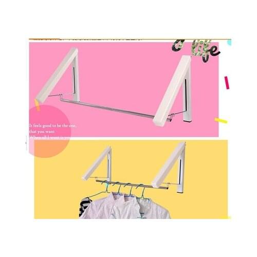 Hidden Type Multifunctional Clothes Hanger Multifunctional fashion wall hangers folding drying rack coat rack