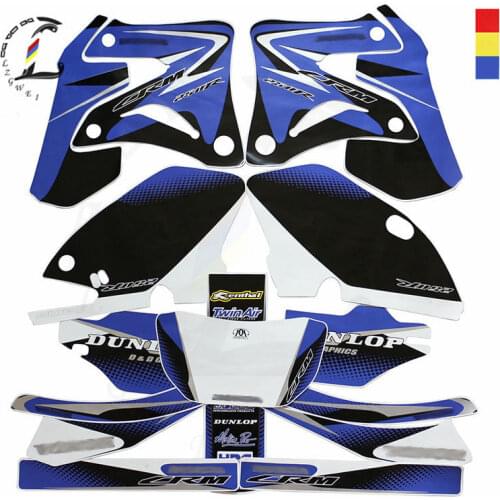 Motorcycle Dirt Bike For Honda CRM250R CRM 250R CRM250 R Sticker Fuel Tank Decal Complete Graphic Sticker Full Car Decals
