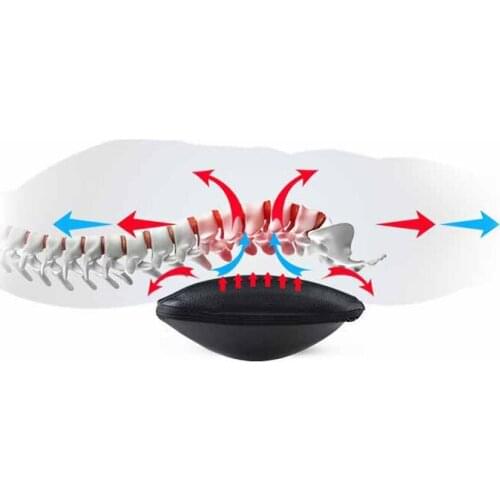 Lumbar traction device Waist Lumbar Massager Air Pressure Pillow Massage Device Resilience Strain Trainer Correction Tool Health