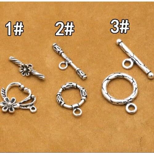 Handmade 100% 925 Silver Jewelry Hook Sterling Silver Jewelry Claps Pure Silver DIY Jewelry OT Hook