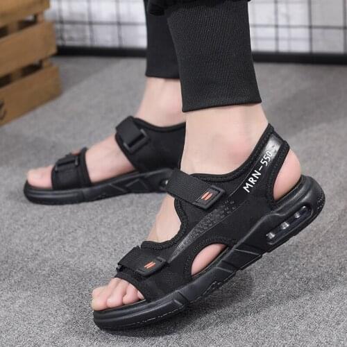 Mens Shoes Fashion Men Sandal Shoes Mens Summer Slippers Fashion Casual Sandals Hollow Beach Canvas Stylish Outdoor Sneakers