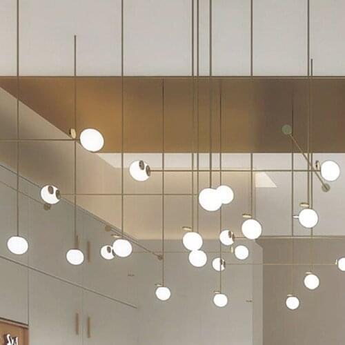 Nordic Modern Pendant Lights Designer Glass Pedant Lamps Art Decoration Light Fixtures For Bar Dining Room Dropshopping
