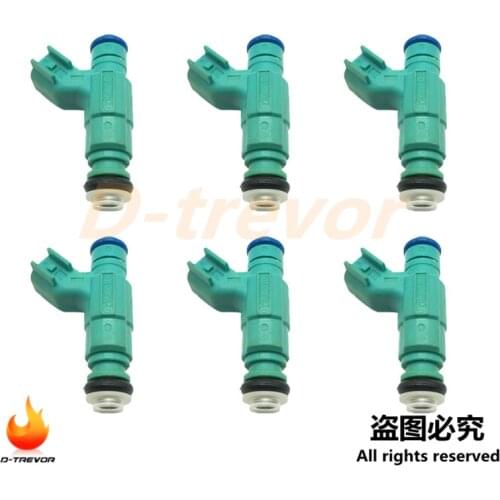 6Pcs 0280156036 Fuel Injectors for Chrysler 2001-2003 Concorde Sebring 2.7L V6
