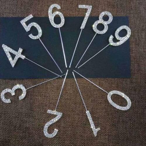 Number first 9 8 7 6 5 4 3 2 1 0 18 21 30 40 50 cupcake Cake Topper for kid adult Birthday party Anniversary new year Decoration