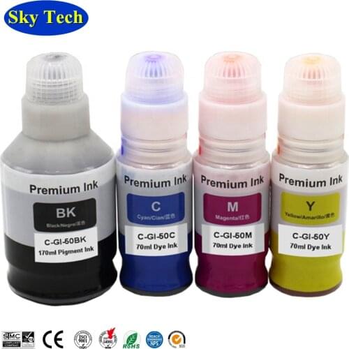 Sky Quality Compatible Refill Ink GI50 GI-50 bottle ink For Canon pixma GM2050 GM4050 G5050 G6050 G7050 etc