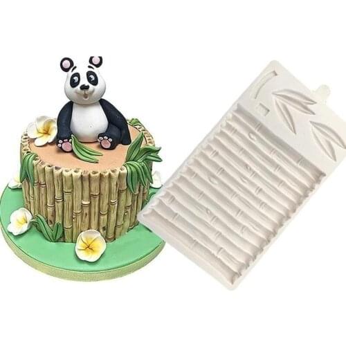 3D Bamboo Shape Silicone Mold Cake Fondant Molds DIY Cake Decorating Tools