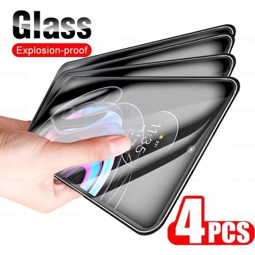 4Pcs Tempered Protective Glass For Motorola Edge 20 Pro Lite 20Pro Edge20 20Lite Safety Explosion-proof Phone Screen Cover Film