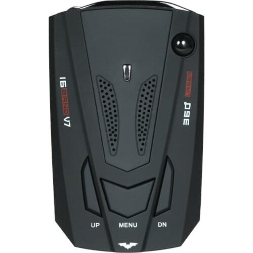 Auto Car Radar Detector 360 Degree 16 Band LED Display Anti Police Radar Detector Speed Voice Alert Warning Russia/English