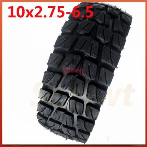 10x2.75-6.5 Tubeless Tire for Electric Scooter 10 Inch Upgrade 10x2.70-6.5 Off-road Vacuum Tyre