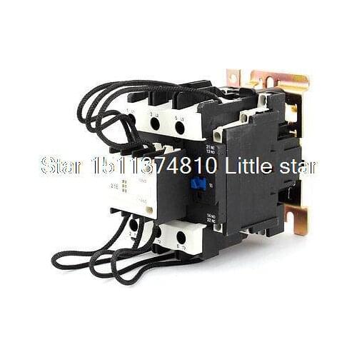 DIN Rail Mounting 3Pole 2NO+1NC 220V Coil Changeover Capacitor Contactor CJ19-95