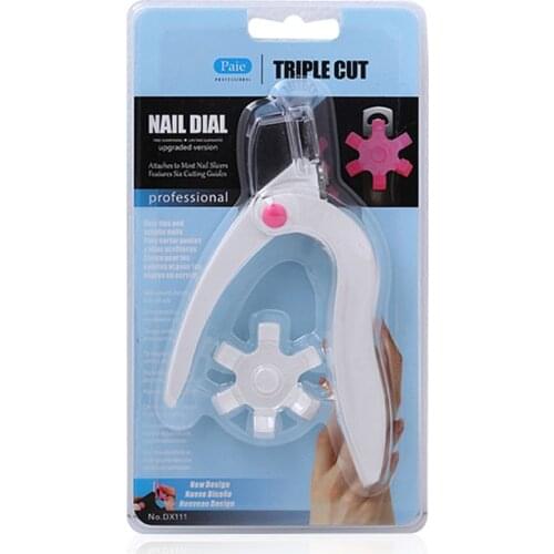H7JC Professional Nail Art Nail Edge Clipper Cutter Acrylic Gel False Tips Manicure Tool for Salon Home Use