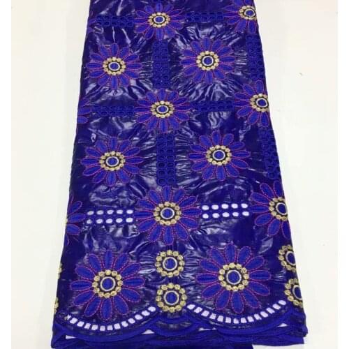 Cotton embroidery african bazin riche fabrics fashion women dry basin brode lace guinea brocade fabric french lace fabric 5yards