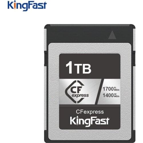 KingFast CFexpress Type B Memory Card 128GB 256GB 512GB 1TB CF Express Digital Memory Card Compatible with Canon R5 Nikon Z6 Z7