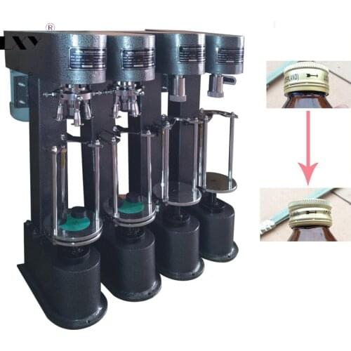 Wine Bottle Cap Capping Machine Olive Oil Whisky Metal Cap Locking Pressing Aluminum Capper Machine Ropp Crimping Free Shipping