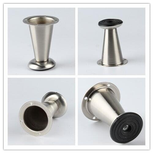 Metal Legs Furniture Foot Sofa Leg Iron stainless Steel Cabinet Taper Adjustable Table
