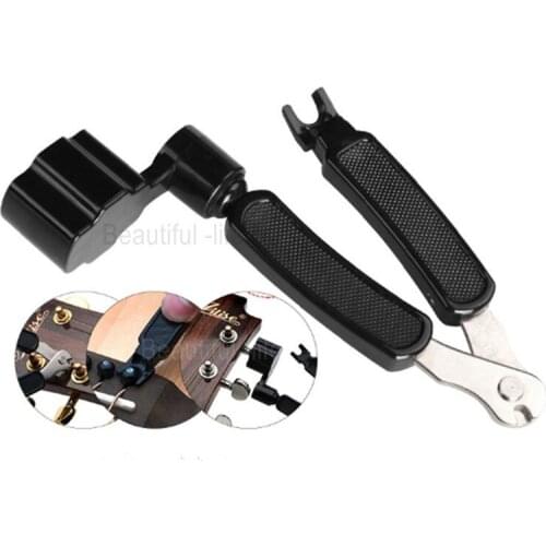 3 in 1 Multifunction Guitar String Winder String Pin Puller String Cutter Guitar Tool Set Guitar String Changing Accessories