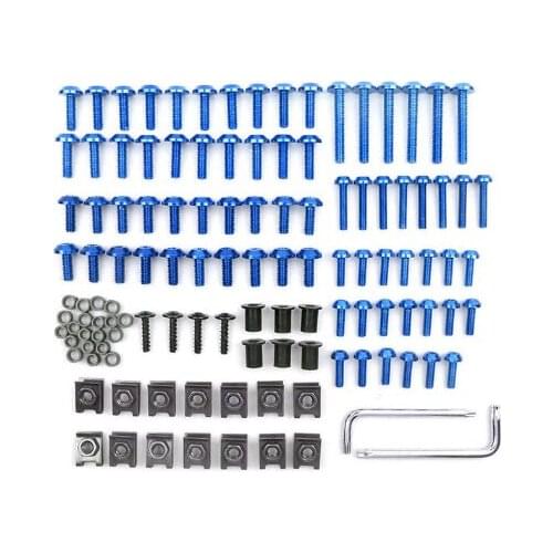 Motorcycle body screw nut M6 M 5 truck Bolt Kit, 6 color motorcycle body nut for Aprilia Motorcycle