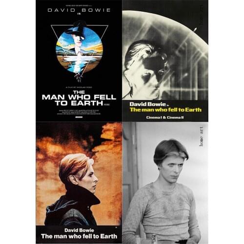 The man who fell to earth Poster Clear Image Wall Stickers Home Decoration High Quality Prints White Coated Paper home art Brand