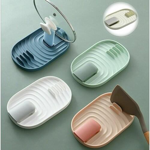 Ladle Spoon Rest Kitchen Multifunction Lid Holder Spatula PotHolders Holder Organizer