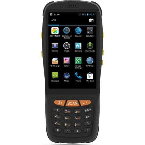 1D/2D/QR NFC Barcode Scanner PDA Handheld POS Terminal Inventory Machine Scanner WiFi BT Mobile Computer with 3.5 InTouchscreen