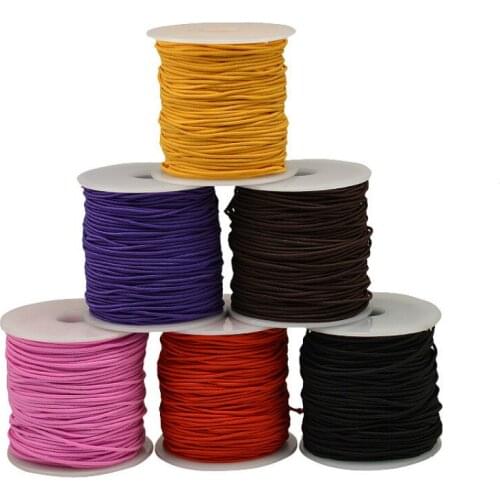 1.2mm 50M/Roll Strong Elastic Rope Stretch Beading Thread/String/ Rubber Line for DIY Jewelry Making Necklace Bracelet Supply
